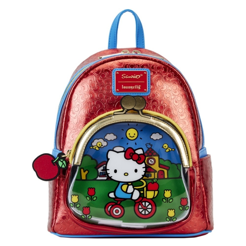 Sanrio Hello Kitty 50th Anniversary Coin Bag Metallic Mini Backpack